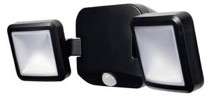Osram - Proiettore da parete LED per esterni con sensore BATTERY 2xLED/5W/4xD IP54