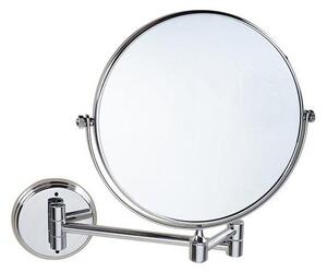 Specchio da trucco 23x30 cm, finitura argento