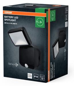 Osram - Proiettore LED da parete per esterni con sensore BATTERY LED/4W/4xD IP54