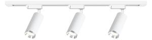 Faretto a binario MICA 3xGU10/10W/230V, bianco/cromo satinato
