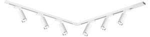 Faretto per sistema a binario MICA 6xGU10/10W/230V bianco/cromo satinato