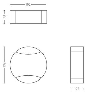 Philips 17338/93/PN - Applique da esterno MYGARDEN LIMESTONE 2xGU10/5W