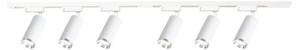 Faretto per sistema a binario MICA 6xGU10/10W/230V bianco/cromo satinato