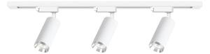 Faretto a binario MICA 3xGU10/10W/230V, bianco/cromo satinato