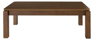 Tavolino rettangolare in legno scuro noce L120 cm RAYA