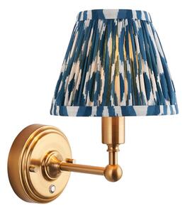 Endon 114827 - LED Dimmerabile ricaricabile muro lampada BURLEY LED/1,5W/5V ottone/blu