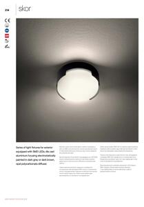 Redo 90006 - Plafoniera LED da esterno SKOR LED/16W/230V IP54 marrone