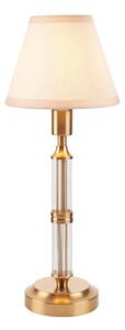 Endon 114849 - LED Lampada da tavolo ricaricabile dimmerabile MORTON LED/1,5W/5V ottone/beige