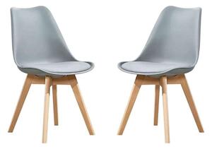 MARGOT - sedia nordica imbottita set da 2