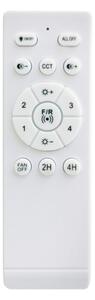 Globo 03609B - Ventilatore da soffitto LED dimmerabile HINES 10W/230V 3000-6500K + telecomando