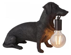 Endon 101188 - Lampada da tavolo DACHSHUND 1xE27/10W/230V nero