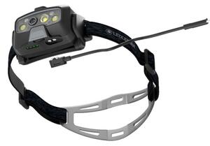 Ledlenser HF8R Core - lampada frontale ricaricabile a LED dimmerabile, batteria 2000 mAh, IP68, 800 lm, 60 h, grigio