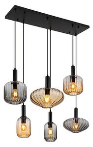 Globo 15719-6 - Lampadario a sospensione con cavo VALLETTA 6xE27/60W/230V