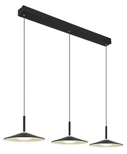 Globo 15635S-3 - Lampada a sospensione su cavo LAMPONE LED/24W/230V 4000K nero