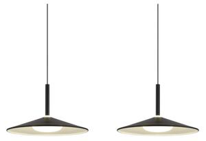 Globo 15635S-3 - Lampada a sospensione su cavo LAMPONE LED/24W/230V 4000K nero