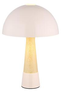 Globo 51570121 - Lampada da tavolo PAULIN 1xE27ILLU/40W/230V beige