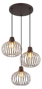 Globo 33379311 - Lampadario a sospensione con cavo MATEO 3xE27/40W/230V