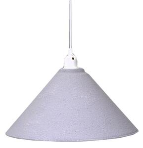 Lampadario metallo vintage bianco/grigio con attacco cmø38,5h26