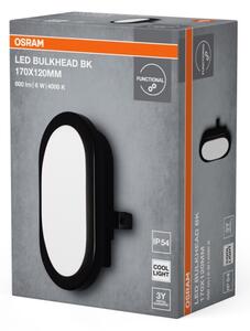 Osram - Applique da esterno BULKHEAD LED/6W/230V IP54 nera