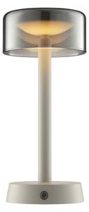 Brilliant - Lampada da tavolo a sfioramento ricaricabile con dimmer RAZOR LED/2,5W/5V 2700K IP44 grigia