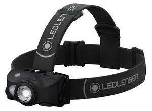 Ledlenser MH8 - Lampada frontale ricaricabile a LED a intensità regolabile IP54 600 lm 60 h nera