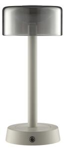 Brilliant - Lampada da tavolo a sfioramento ricaricabile con dimmer RAZOR LED/2,5W/5V 2700K IP44 grigia