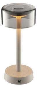 Brilliant - Lampada da tavolo a sfioramento ricaricabile con dimmer RAZOR LED/2,5W/5V 2700K IP44 grigia