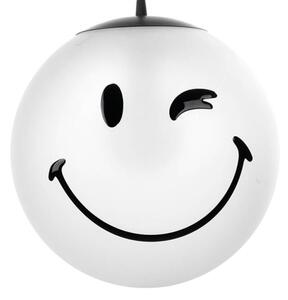 ONLI - Lampada a sospensione per bambini SMILEY su cavo 1xE27/15W/230V bianco