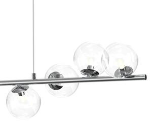 ONLI - Lampadario a sospensione con cavo KIMBERLY 8xG9/6W/230V, cromo lucido