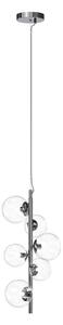 ONLI - Lampadario a sospensione con cavo KIMBERLY 6xG9/6W/230V cromo lucido
