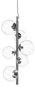 ONLI - Lampadario a sospensione con cavo KIMBERLY 6xG9/6W/230V cromo lucido