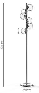ONLI - Lampada da terra KIMBERLY 6xG9/6W/230V cromo lucido