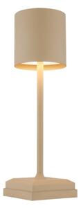 Globo 58487S - Lampada da tavolo ricaricabile a LED DIXON, dimmerabile con controllo touch, 1,5W/5V 2200 mAh beige
