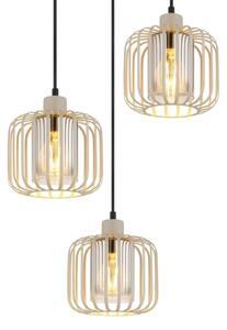 Globo 15758-3H - Lampada a sospensione con cavo ALFRED 3xE27/40W/230V