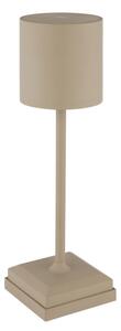 Globo 58487S - Lampada da tavolo ricaricabile a LED DIXON, dimmerabile con controllo touch, 1,5W/5V 2200 mAh beige