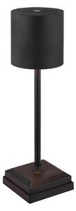 Globo 58487B - Lampada da tavolo LED ricaricabile dimmerabile a sfioramento DIXON 1,5W/5V 2200 mAh nero