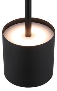 Globo 58487B - Lampada da tavolo LED ricaricabile dimmerabile a sfioramento DIXON 1,5W/5V 2200 mAh nero