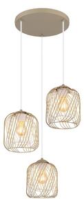 Globo 15965-3HR - Lampadario sospeso a cavo DICHTI 3xE27/40W/230V