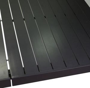 Tavolo alluminio cleveland antracite allungabile rettangolare cm180/240x100h75