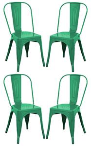AGATHA - Set 4 sedie industrial