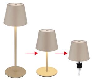 Globo 58488S - Lampada LED dimmerabile ricaricabile da esterno con controllo touch VANNIE 3W/5V IP54 1800 mAh