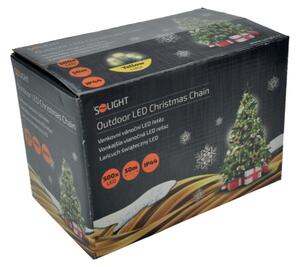 Solight 1V05-WW- LED Catena luminosa per esterni 500xLED/8 funzioni IP44 55m bianco caldo