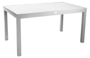 Tavolo alluminio sullivan bianco cm150/210x90h73