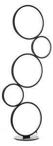 ONLI - Lampada da terra LED RINGS LED/58W/230V 4000K nera