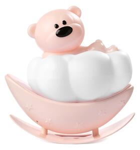 ONLI - LED Lampada notturna ricaricabile per bambini NUVOLINA LED/2,5W/5V orso/rosa