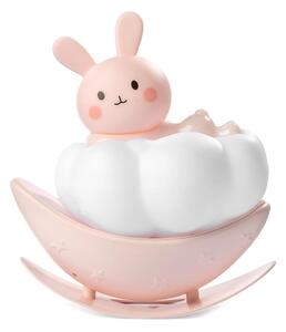 ONLI - LED Luce notturna ricaricabile per bambini NUVOLINA LED/2,5W/5V coniglietto/rosa