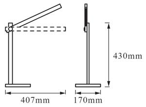 Osram - Lampada da tavolo LED dimmerabile PANAN LED/7W/230V