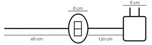ONLI - Lampada da tavolo LED RINGS LED/17W/230V 4000K 37 cm nera