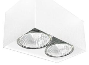 Brosline 1077 - Faretto CAGE 2xGU10/10W/230V bianco