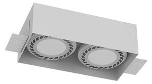 Brosline 3271 - Faretto da incasso CAGE 2xGU10/18W/230V bianco